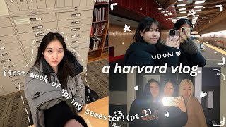 harvard vlog  a freshman’s first week of spring semester 하버드 브이로그 [upl. by Cahn]