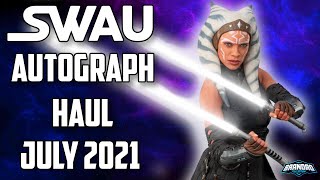 Star Wars The Mandalorian Autograph Haul  SWAU July 2021 [upl. by Llireva121]