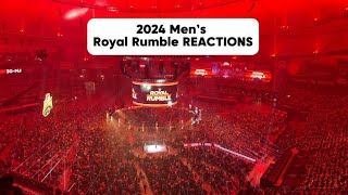 2024 Men’s Royal Rumble REACTIONS [upl. by Ralf]