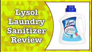 Lysol Laundry Sanitizer 0 Bleach Review Youtube  Does It Work  MumblesVideos [upl. by Ramyar]