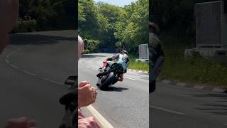 Peter Hickman Chasing Down Michael Dunlop  Senior TT 2023 isleofmantt [upl. by Elawalo90]