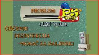 Problem sa klima uredjajima  curi voda na unutrašnjoj jedinici  čišćenje i dezinfekcija [upl. by Yhpos]