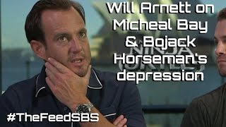 Will Arnett on Micheal Bay and Bojack Horsemans depression [upl. by Ellinnet]