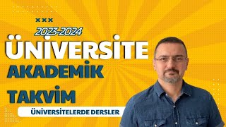 ÜNİVERSİTE KAYIT SONRASI DERSLERE BAŞLAMA KAYIT YENİLEME AKADEMİK TAKVİM [upl. by Haridan]