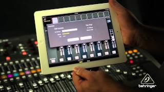 How to use the BEHRINGER X32 remote app for iPad  XiCONTROL [upl. by Reffineg]