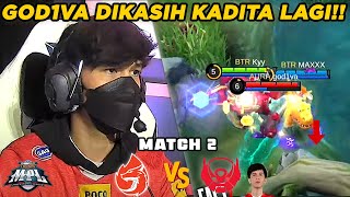 KADITA GODIVA LAGI2 DILEPAS BTR GILA GAMEPLAY AURA BENER2 MATENG BANGET  AURA VS BTR MATCH 2 [upl. by Stannwood]