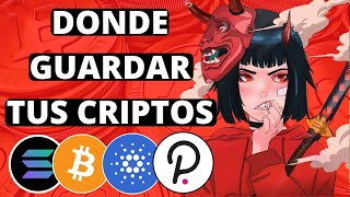 ✅WALLETS PARA CRIPTOMONEDAS😱¿Donde Guardar Tus Criptomonedas TIENES QUE VERLO [upl. by Alusru367]