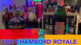 THE CHAMBORD ROYALE COCKTAIL 🥂 [upl. by Osrit]