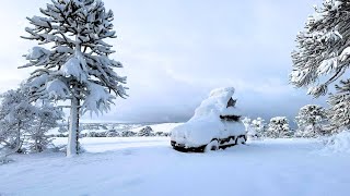 21C SOBREVIVENDO em uma Tempestade de NEVE na BARRACA DE TETO  PATAGÔNIA ARGENTINA [upl. by Schuyler66]