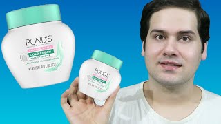 PONDS  Fragrance Free Cold Cream Cleanser amp Makeup Remover Review [upl. by Ermina422]