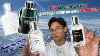 Father amp Son Silver amp Connoisseur Indepth Review  Creed Silver Mountain amp Gucci Guilty Black Clone [upl. by Eigla]