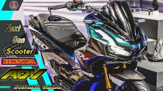 2024 Next Gen Honda ADV160 Scooter line revealed its identity [upl. by Danyluk484]