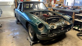 67 MGB GT 001 Fuel System Part 1 [upl. by Ahsekim661]