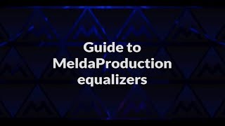 Guide to MeldaProduction Equalizers [upl. by Ahsain]