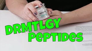 DRMTLGY Skincare Peptide Night Cream Moisturizer Review and How to Use [upl. by Kaczer]