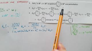 Calculer une DIFFÉRENTIELLE  Méthode amp Exemple  Fonctions à plusieurs var  Maths Bac1  Bac2 [upl. by Notsur137]