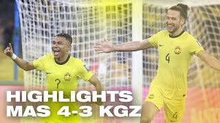 Highlights Malaysia 43 Republik Kyrgyz  16 November 2023 [upl. by Aniat]