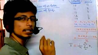 3 Biostatistics lecture  Central tendency for ungrouped frequency data [upl. by Ayram554]