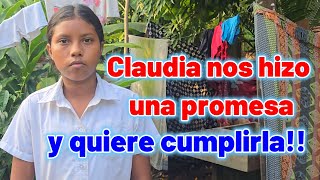 Claudia nos hizo una promesa y quiere cumplirla [upl. by Nolra]