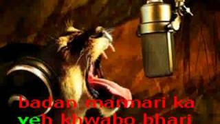 Falak Dekhoon Karaoke With Lyrics [upl. by Kuehn227]