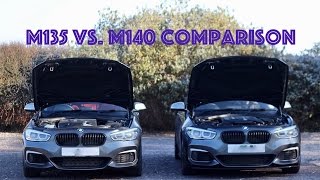 M140 vs M135 Comparison sound races and more [upl. by Nivlek]