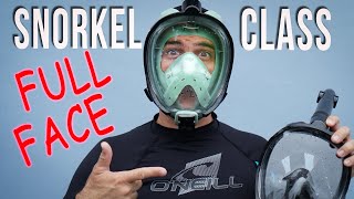 Learn to use Full Face Snorkel Mask safely [upl. by Etteval862]