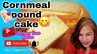 Cornmeal Poundcake [upl. by Norven]