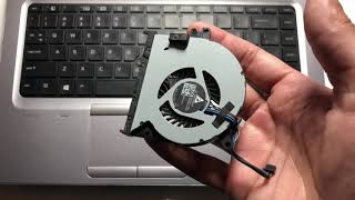 Hp probook 640 g2 Replace the FanHeat Sink Assembly fan replacement service [upl. by Thrift]