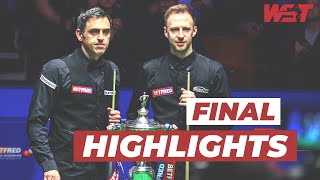 Ronnie OSullivan vs Judd Trump  Extended Highlights  2022 World Snooker Championship Final [upl. by Enelhtac305]