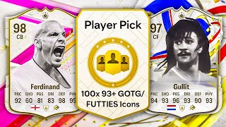 100x 93 ICON PLAYER PICKS 🚨 FC 24 Ultimate Team [upl. by Calla]