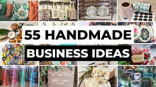 55 Handmade Business Ideas You Can Start At Home  DIY Crafts amp Handmade Products to Sell [upl. by Crin]