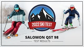 2022 Salomon QST 98  SkiEssentialscom Ski Test [upl. by Lamej293]