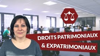 Caractéristiques des droits patrimoniaux et expatrimoniaux  Droit  digiSchool [upl. by Arnaud945]