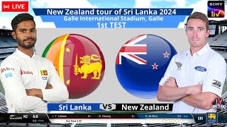 🔴 Live Sri Lanka Vs New Zealand – 1st Test Match  SL Vs NZ Live Match Today cricket [upl. by Silverts]