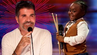 ADORABLE Kid Drummer SHOCKS the AGT Judges [upl. by Alfonzo]