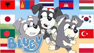 Bluey in different languages meme  Part 2 [upl. by Fariss]