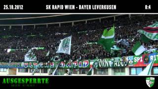 SK Rapid Wien  Bayer Leverkusen 25102012 [upl. by Anirdnaxela]