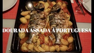 Dourada assada à portuguesa [upl. by Rosanne921]