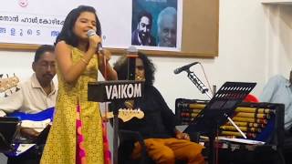 Sreya jayadeep latest song singing sravana chandrika M jayachandran Sweet sreyakutty [upl. by Donoghue]