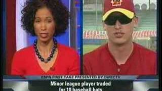 minor league baseball player traded for 10 bats [upl. by Janeta]