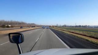 BigRigTravels Live  East St Louis to Bloomington IL 12216 [upl. by Merralee]