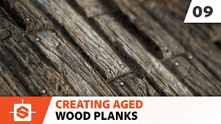 Aged Wood Planks 09  Creating the base color  Adobe Substance 3D [upl. by Jaddo]