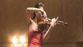 Violinist Tina Chen performs Waxman Carmen Fantasy part 1 [upl. by Myrlene51]