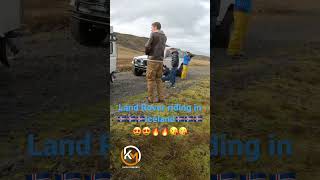 Travel with Land Rover Iceland iceland landrover shorts travelvlog [upl. by Ateinotna178]