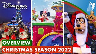 🎄 Complete Overview Christmas Season 2022 at Disneyland Paris  Saison Noel 2022 [upl. by Animas]