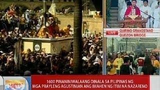 UB Pista ng Itim na Nazareno ipinagdiriwang ngayong araw [upl. by Neurath]