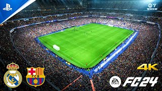 EA FC 24  Real Madrid vs FC Barcelona  gameplay ps5 4K español latino [upl. by Boniface267]