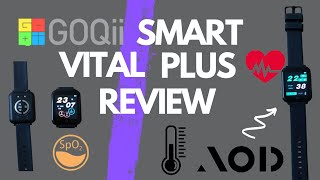 GOQii Smart Vital Plus Smartwatch Review [upl. by Wu3]