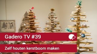 39 Houten kerstboom maken 🎄 DIY [upl. by Creight]