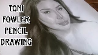 TONI FOWLERMOMMYTONIFOWLER Pencil Drawing TimelapseLicon art and vlog [upl. by O'Reilly]